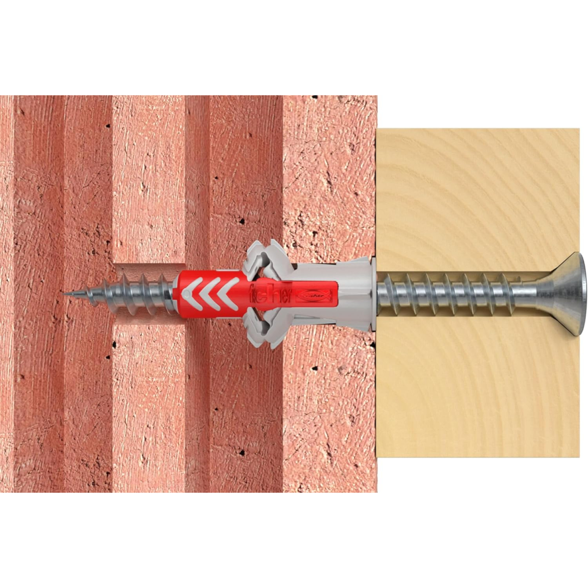 Fischer 536091 Red-Box DuoPower + Screws