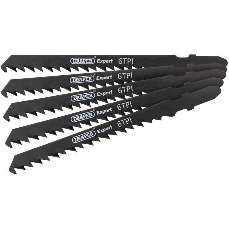 Draper 81726 DT144DP Expert 5 Piece DT144DP 100mm Jigsaw Blade Set