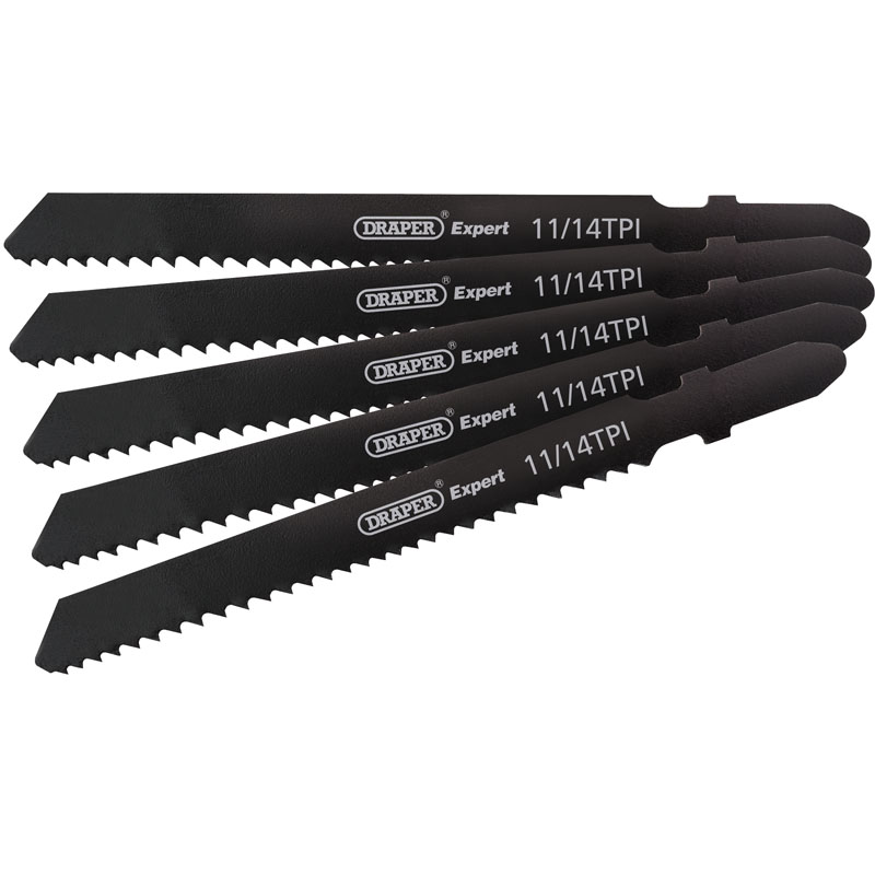 Draper 81730 DT118B Expert 5 Piece DT118B 92mm Jigsaw Blade Set