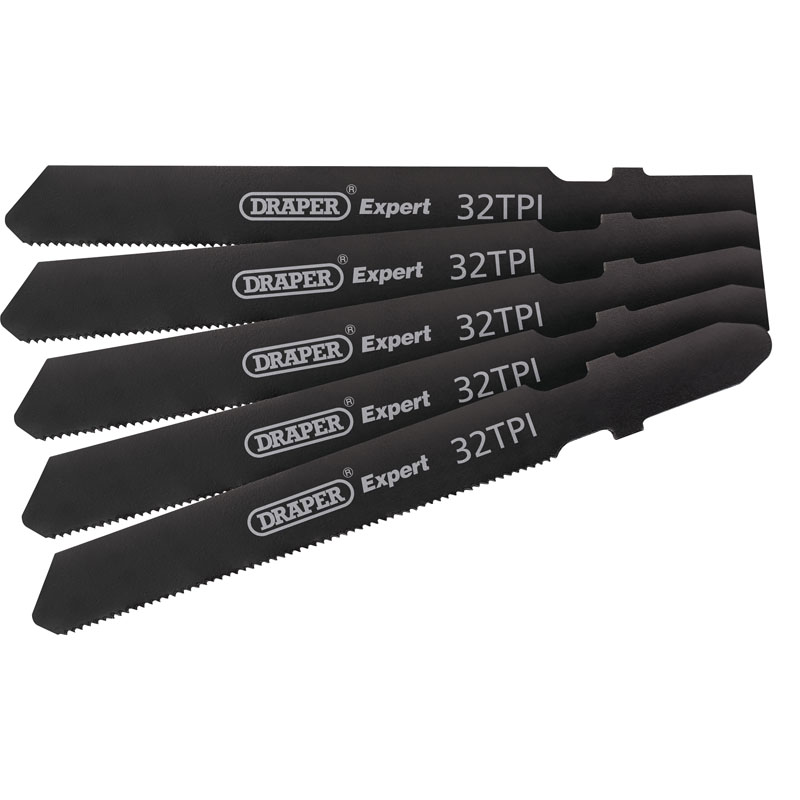 Draper 81731 DT118G Expert 5 Piece DT118G 92mm Jigsaw Blade Set