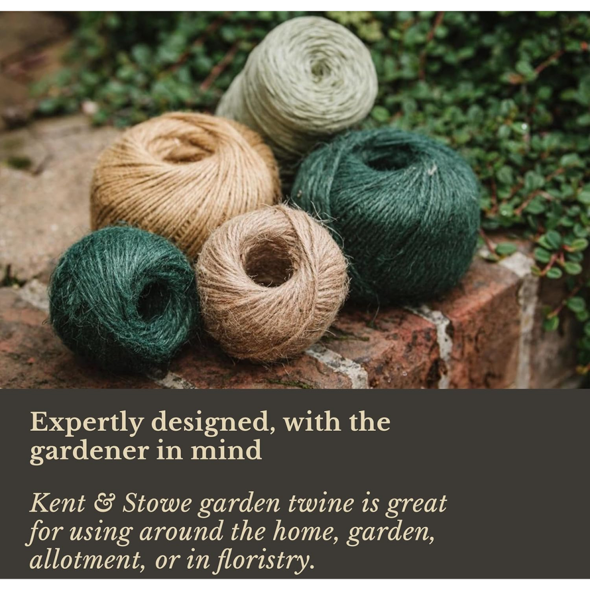 Kent & Stowe 70100830 Jute Twine Bleached Stone 150m (250g)