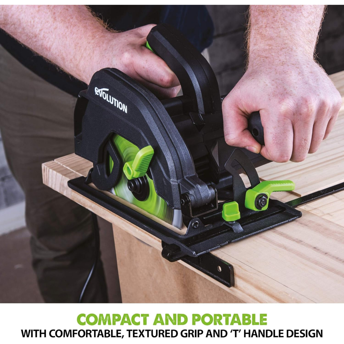Evolution 026-0007 F165CCSL 165mm Multi-Material Circular Saw 1200W 240V