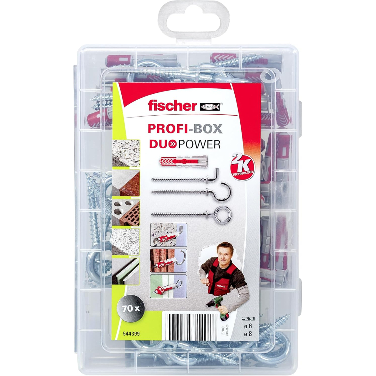 Fischer 544399 Profi-Box DuoPower + Hooks