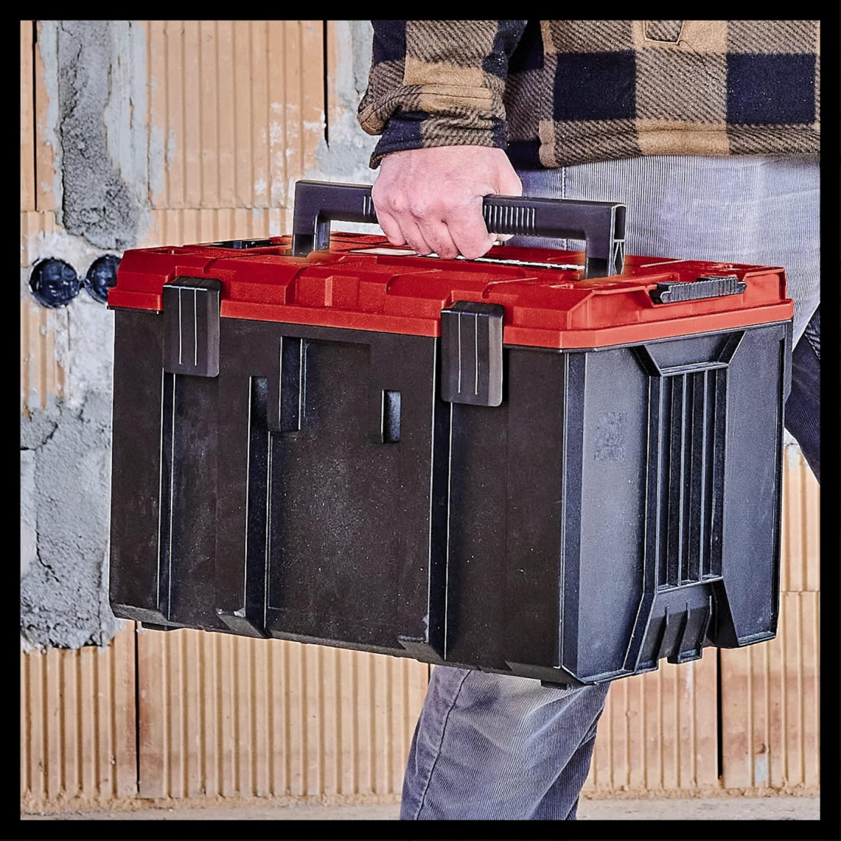 Einhell EINECASEM E-Case M Tool Storage Case With Organiser Insert