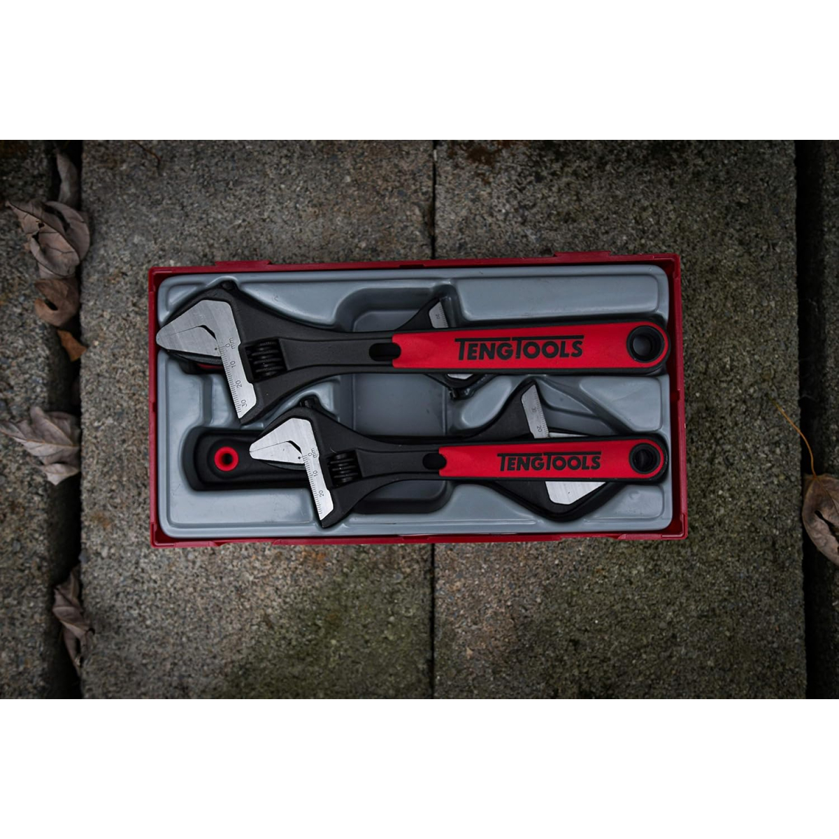 TengTools TADJ04 4 Piece Adjustable Wrench Set