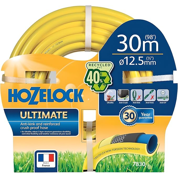 Hozelock 7830 Ultimate Hose 30m 12.5mm (1/2in) Diameter