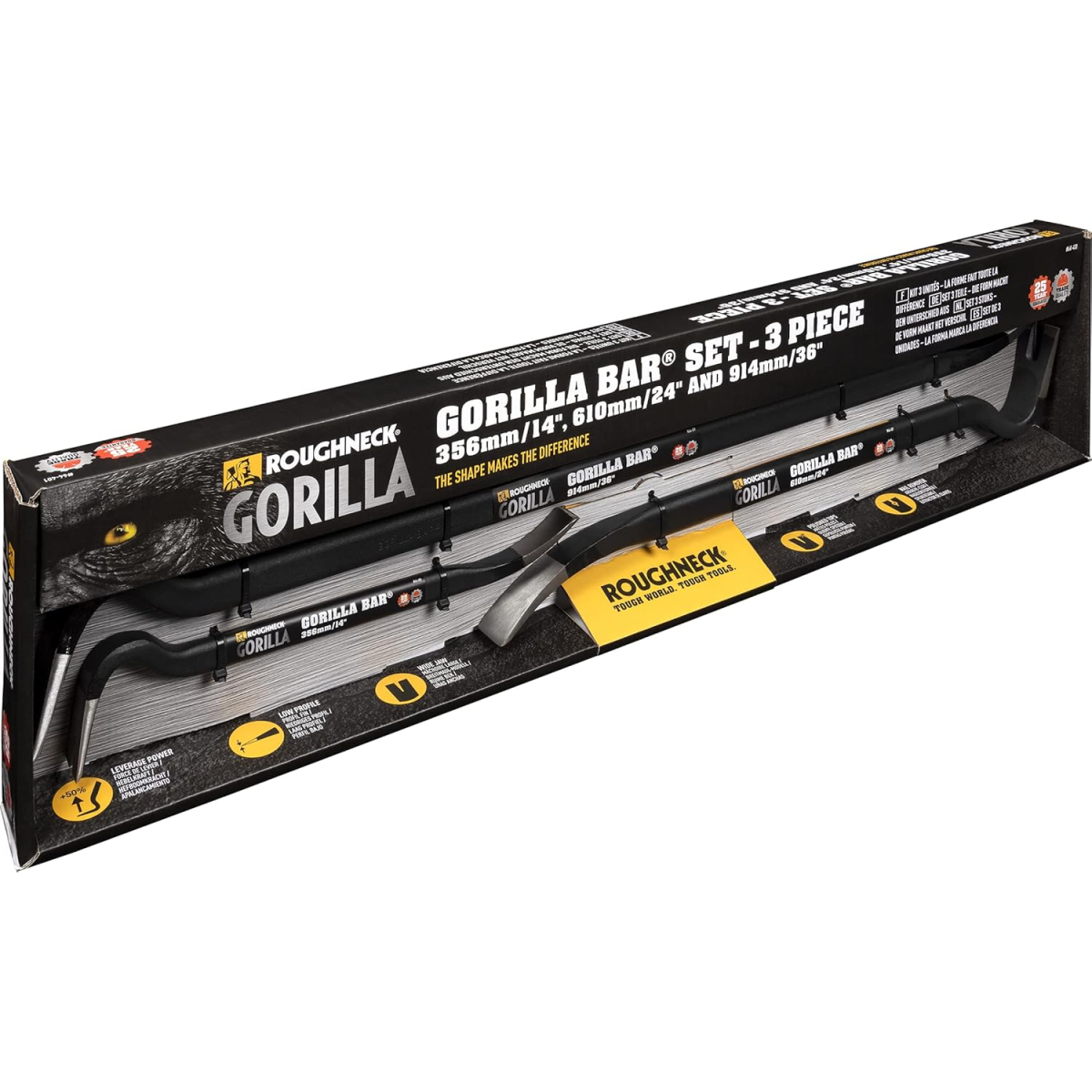 Gorilla ROU64401 Gorilla Bar® Set, 3 Piece