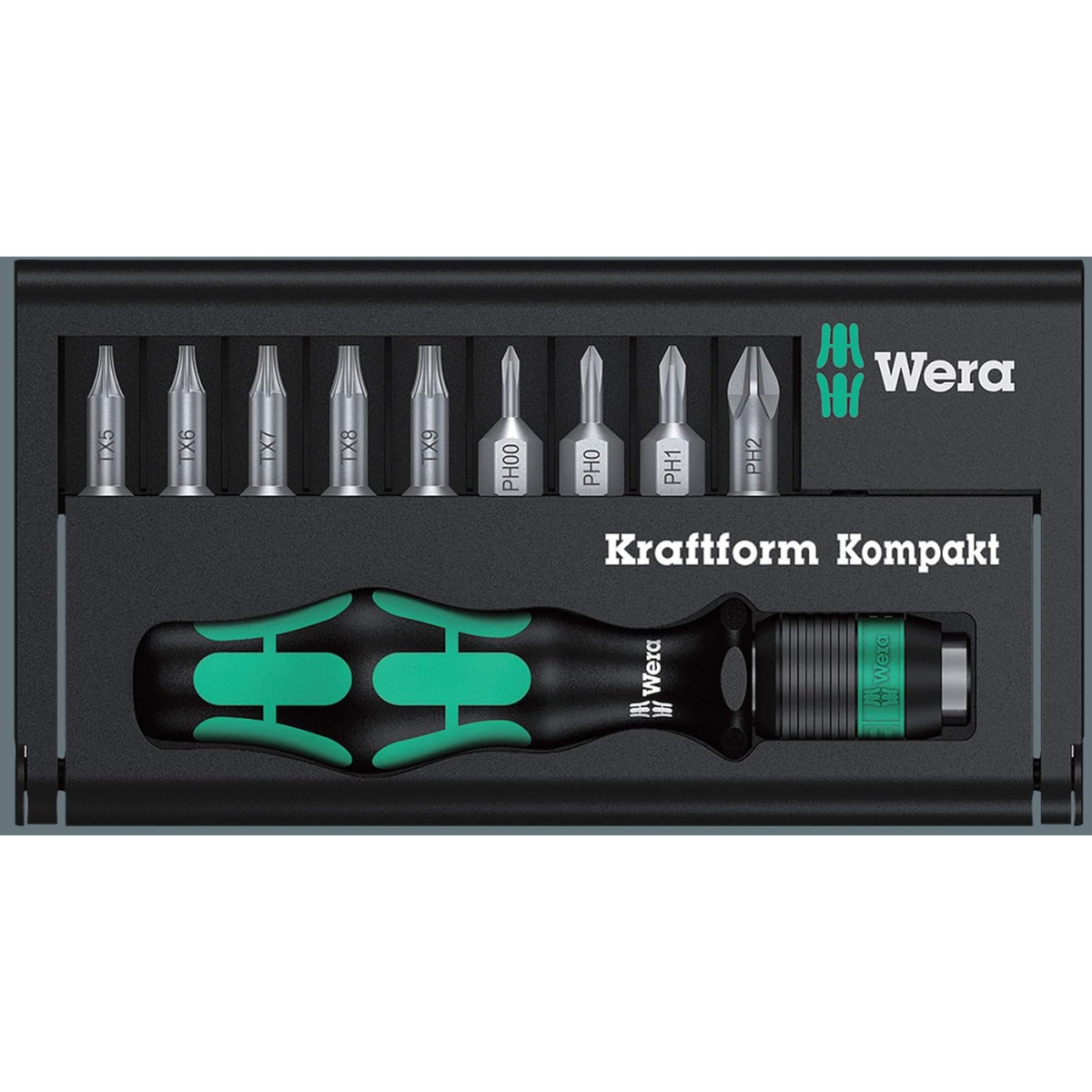 Wera 05135942001 Kraftform Kompakt 12, 10 pieces