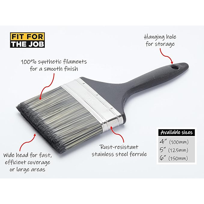 Fit For The Job FFJWB6  6'' Wall Brush