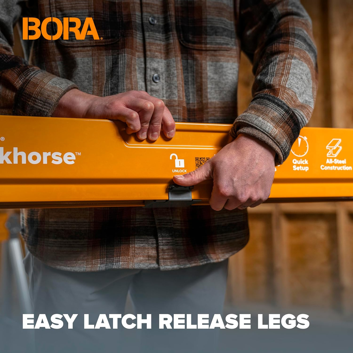 BORA PM-3350 Heavy Duty Workhorse with Foldable Legs