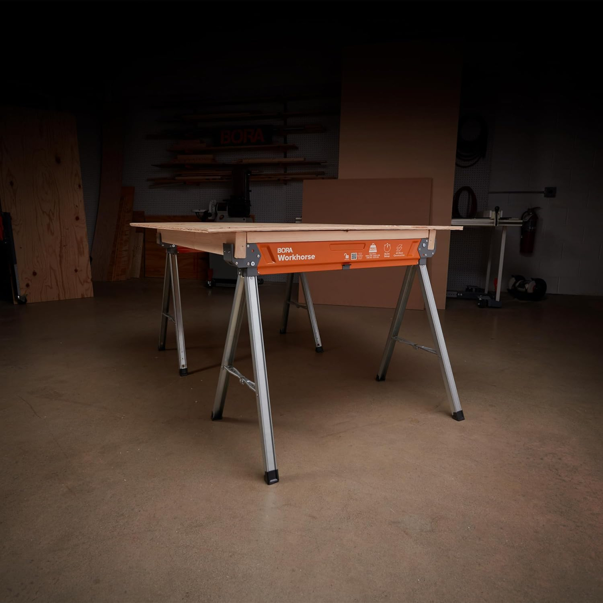 BORA PM-3350x2 Pair of Heavy Duty Workhorse with Foldable Legs