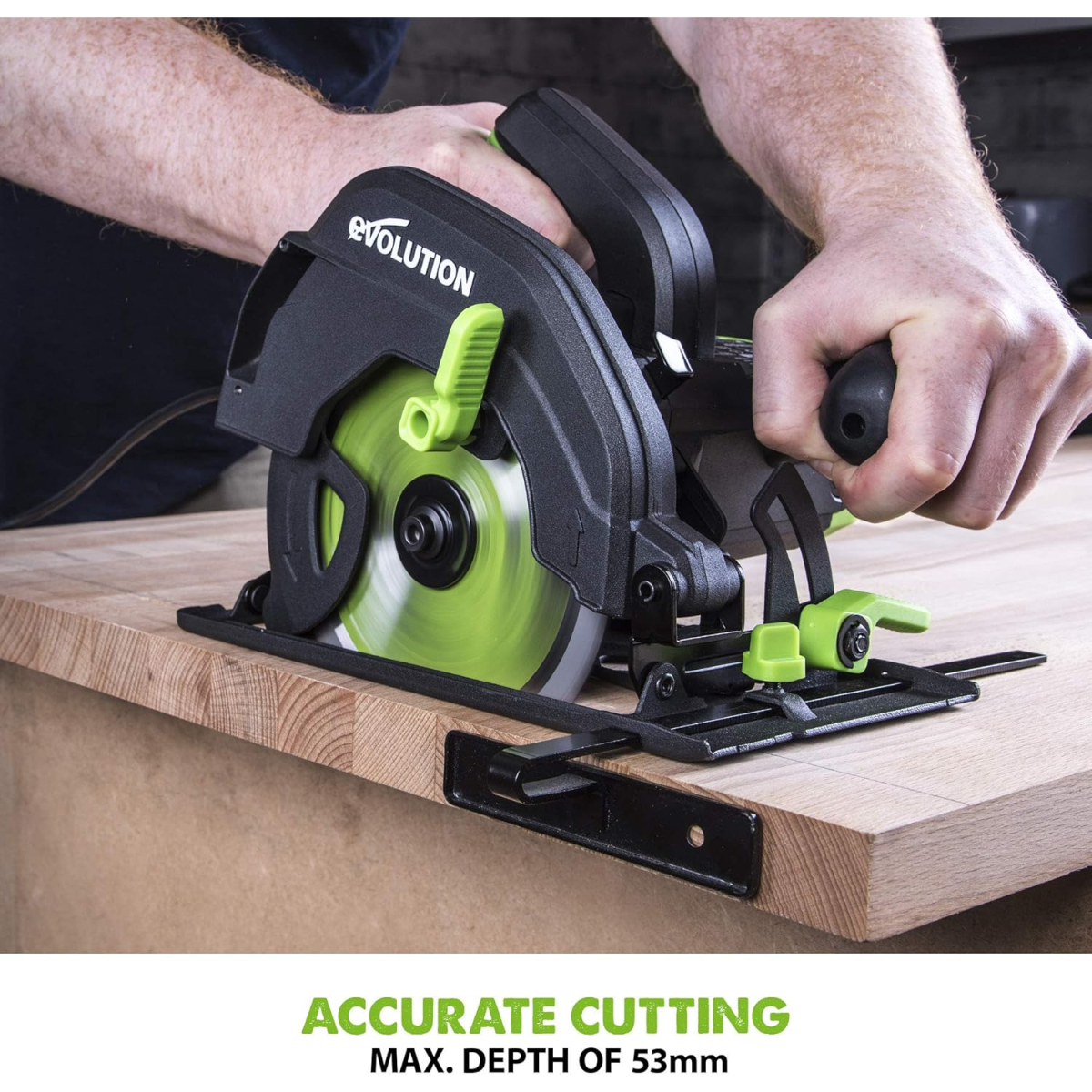 Evolution 026-0007 F165CCSL 165mm Multi-Material Circular Saw 1200W 240V