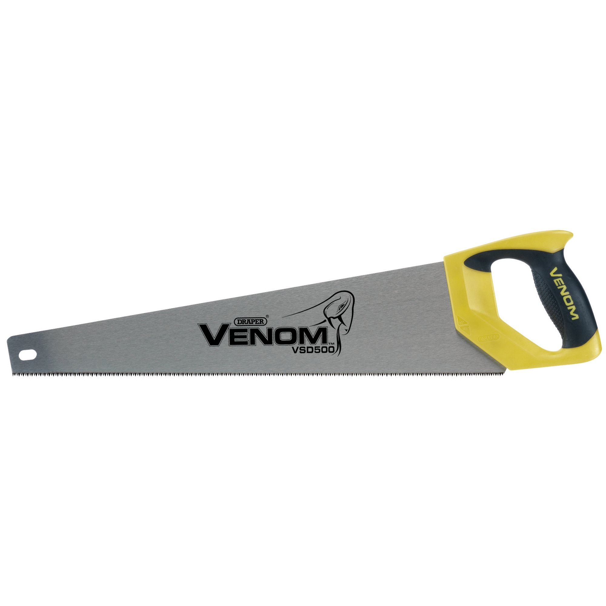 Draper 82195 VSD500 22" (500mm) Second Fix Venom Double Ground 500mm Handsaw