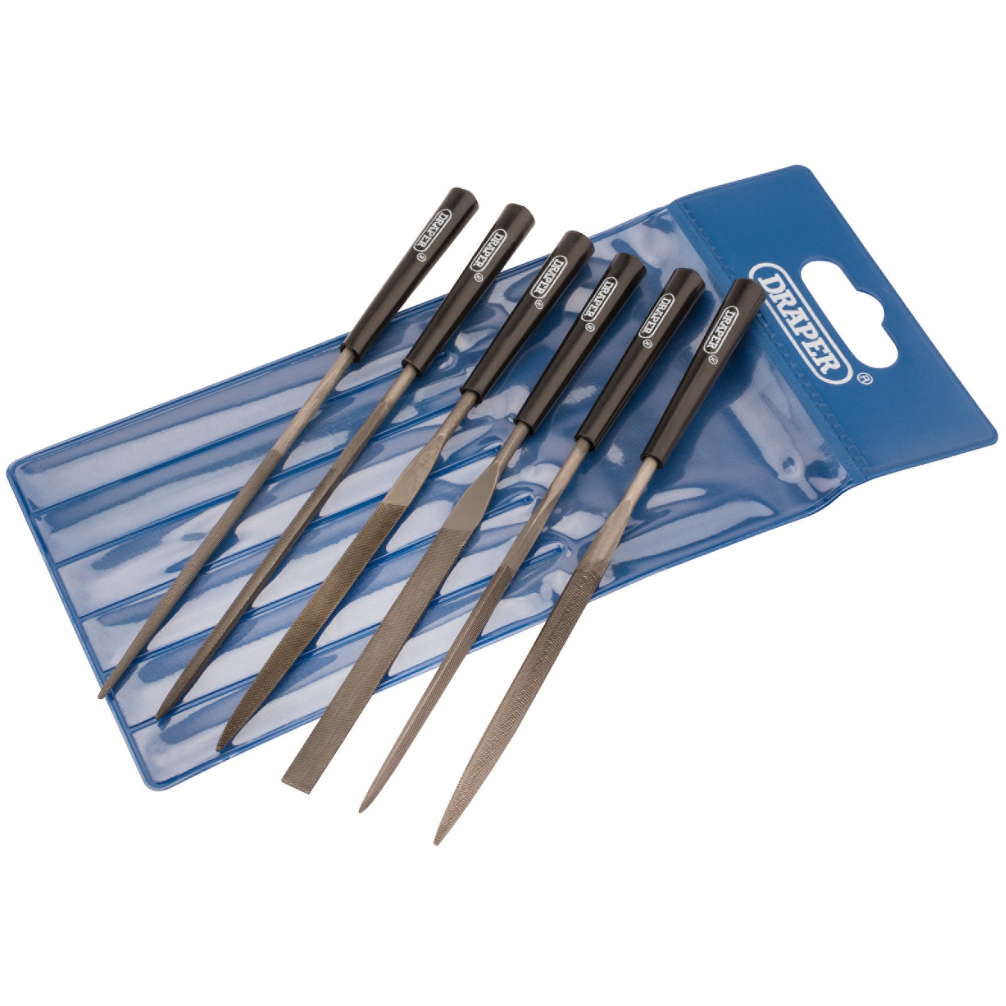 Draper 82577 4883/6D Needle File Set, 140mm (6 Piece)
