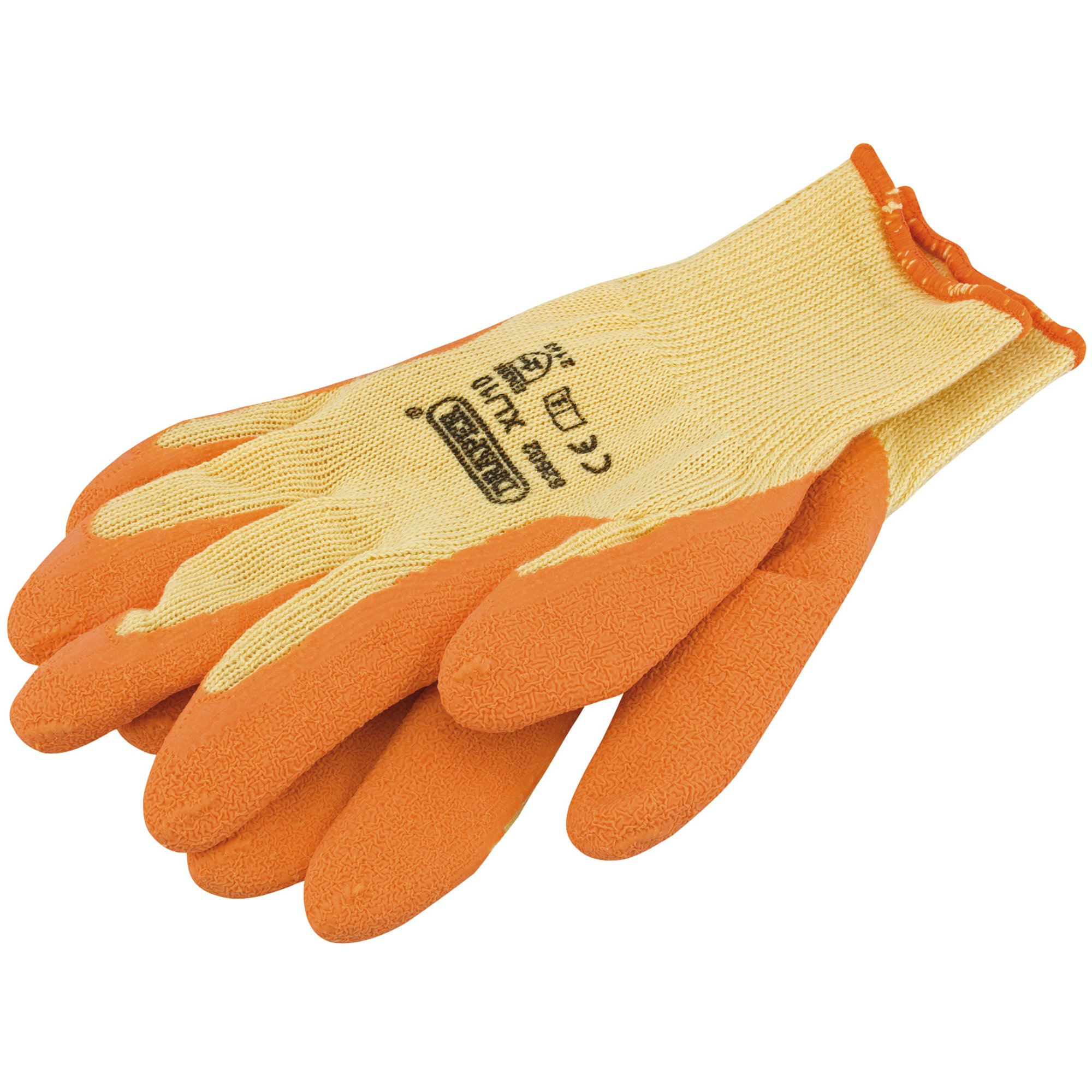 Draper 82602 HDLGA/B Orange Heavy Duty Latex Coated Work Gloves   Large