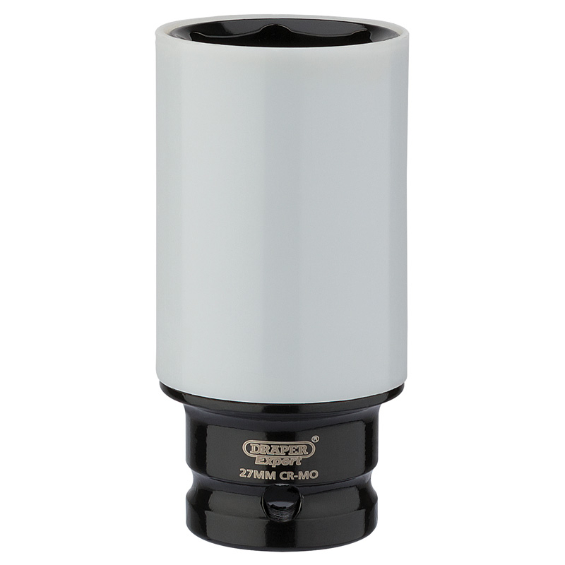 Draper 83061 AWNS/27MM 1/2" Sq. Dr. Hi Torq&#174; Wheel Nut Socket for Alloy Wheels (27mm)