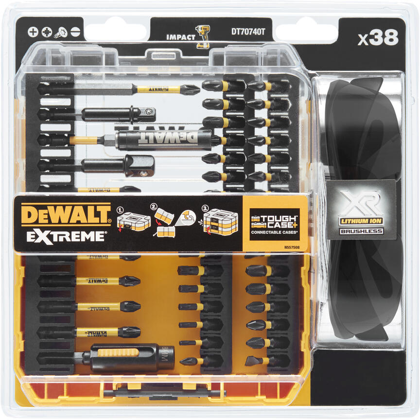 DeWalt DT70740T-QZ 38pc FLEXTORQ Screwdriver Bit Set with Safety Glasses