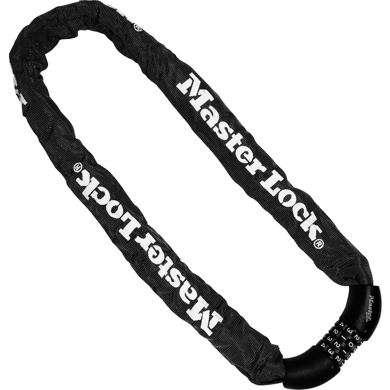 Master Lock 8392EURDPRO 90cm hardened steel chain with integrated combination lock