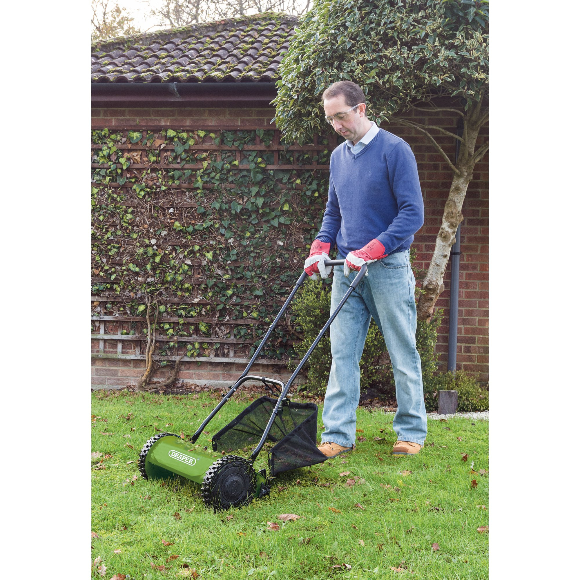 Draper 84749 GLM38 Hand Lawn Mower (380mm)