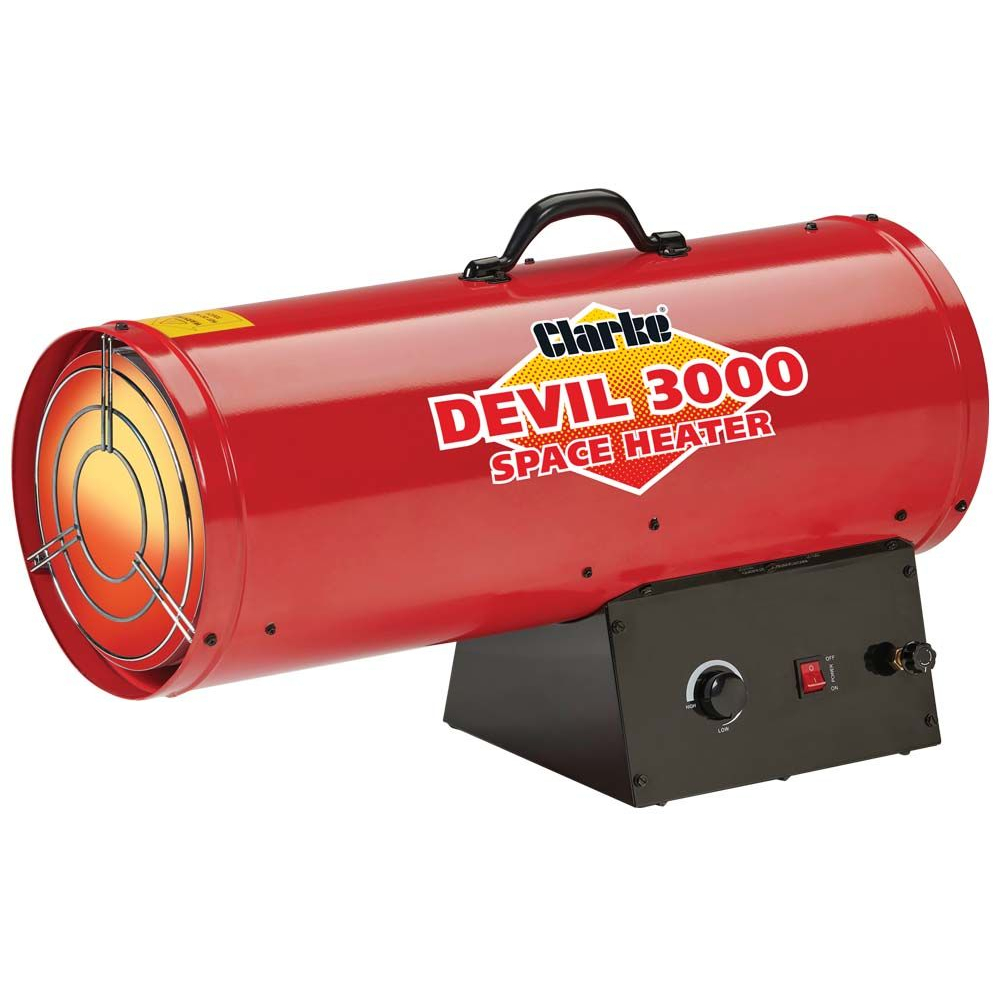 Clarke 6920027 Devil 3000 82kW Propane Gas Fired Space Heater (230V)