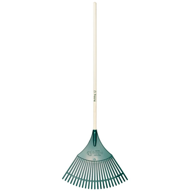 Bulldog BPR Evergreen Plastic Rake 48" Wood