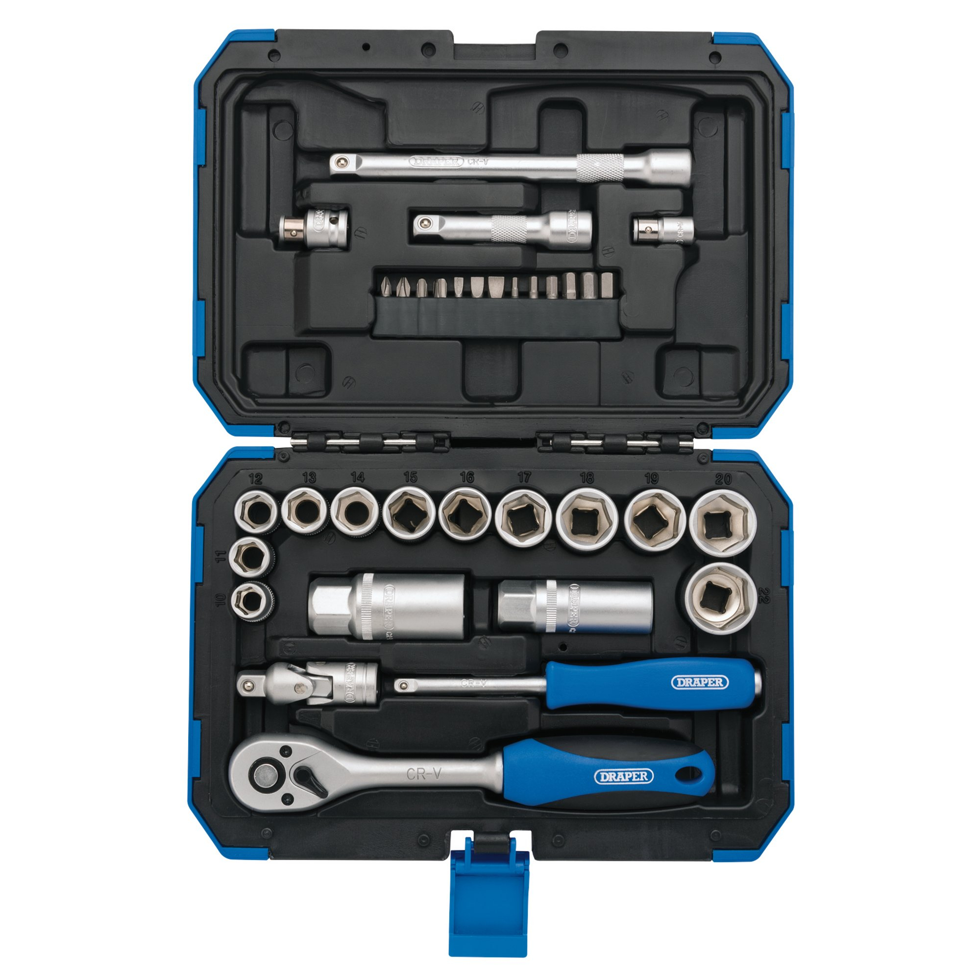 Draper 89558 DD34M 3/8" Drive Socket Set Metric 34 Piece