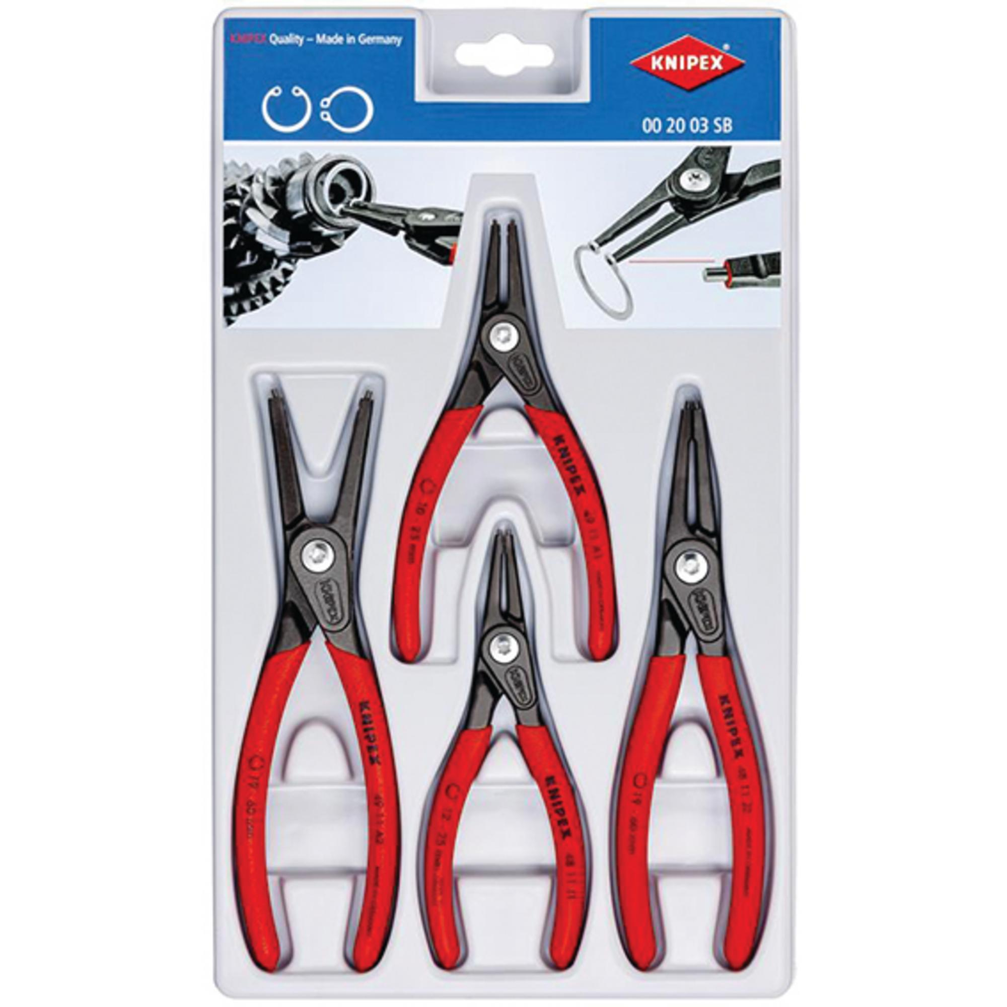 Knipex 00 20 03 SB 00 20 03 Sb Precision Circlip Pliers Set 89703