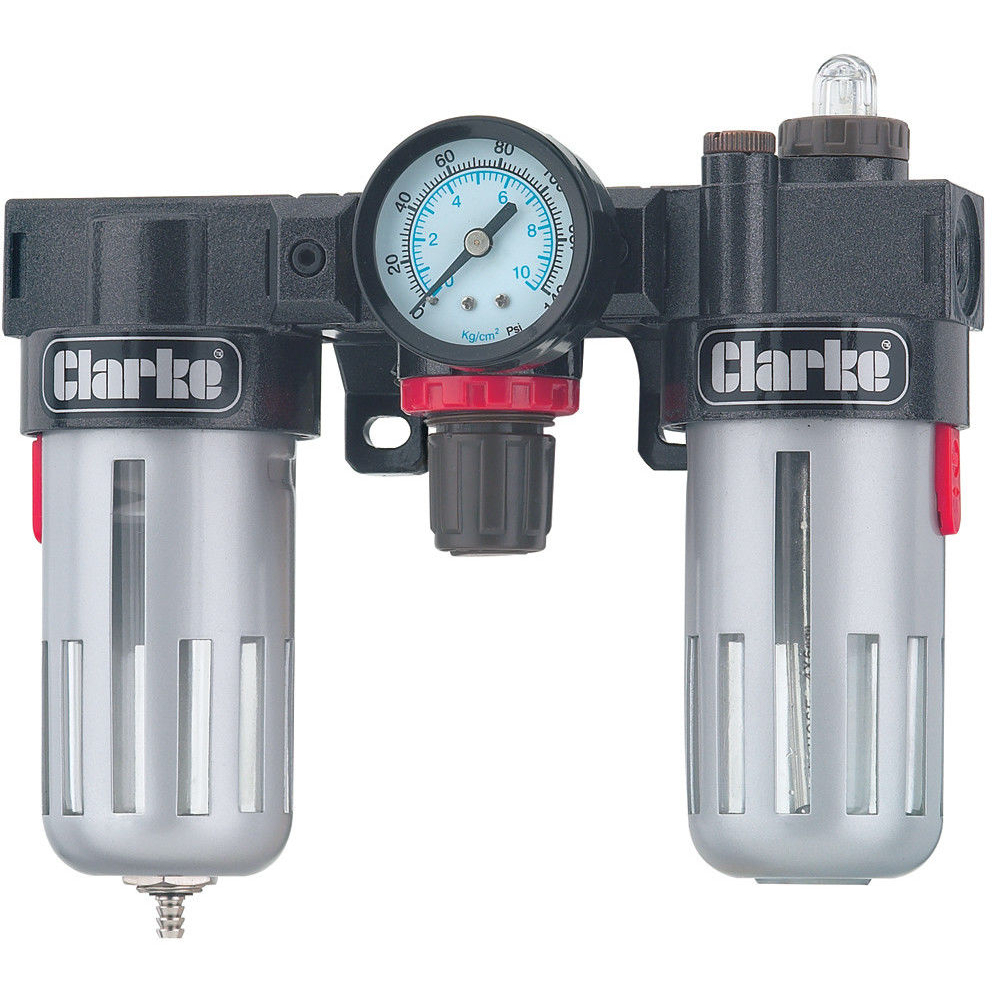 Clarke 3090205 1/2" Filter, Regulator & Lubricator - CMF3
