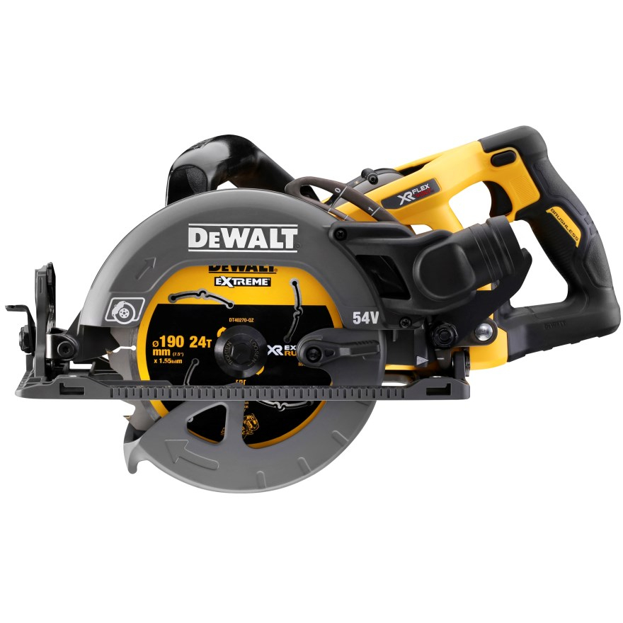DeWalt DCS577T2-GB 54V XR Flexvolt High Torque Circular Saw with 2x 6.0Ah Batteries in Bag