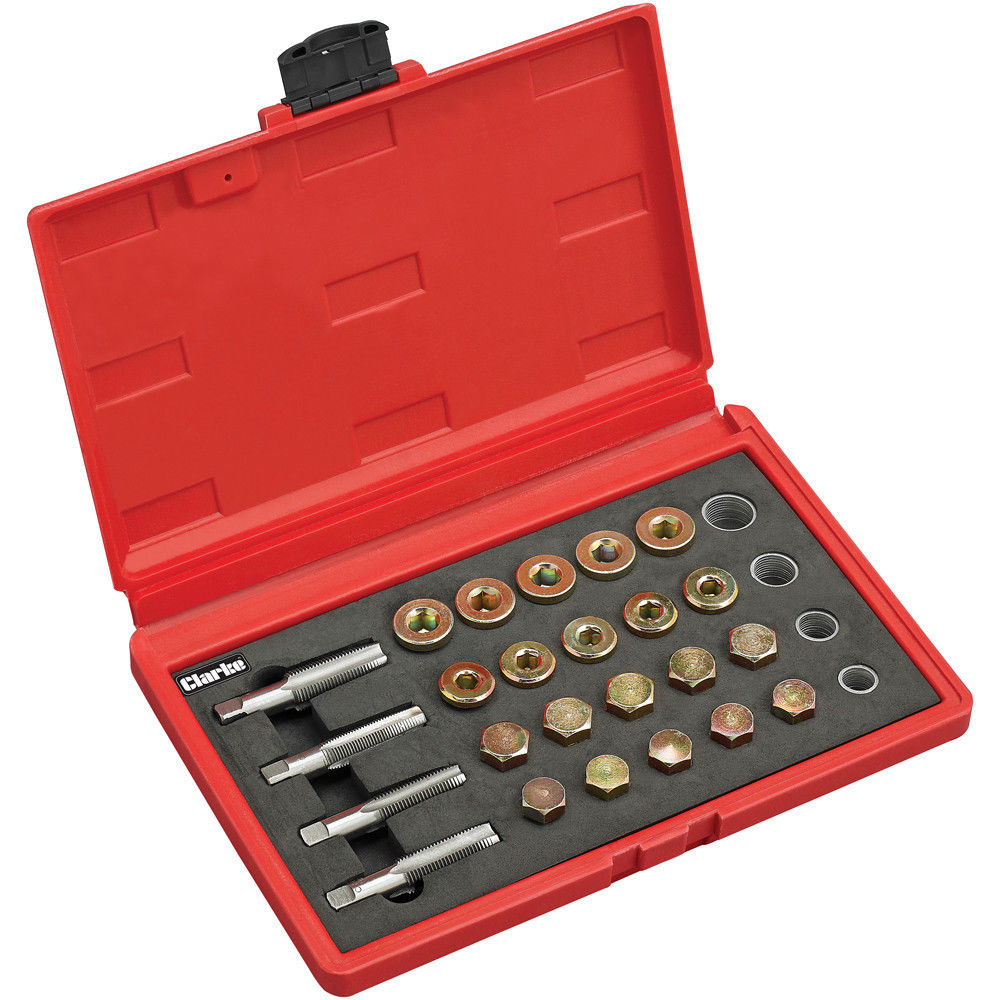 Clarke 1801800 CHT800 Drain Plug Thread Repair Kit