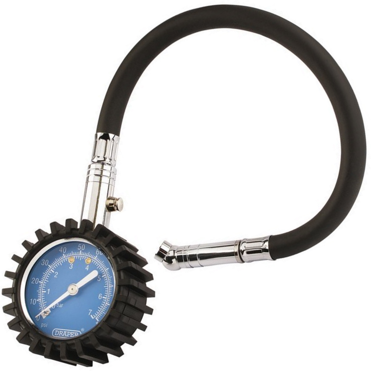 Draper 91357 TPG3 Tyre Pressure Gauge with Flexible Hose