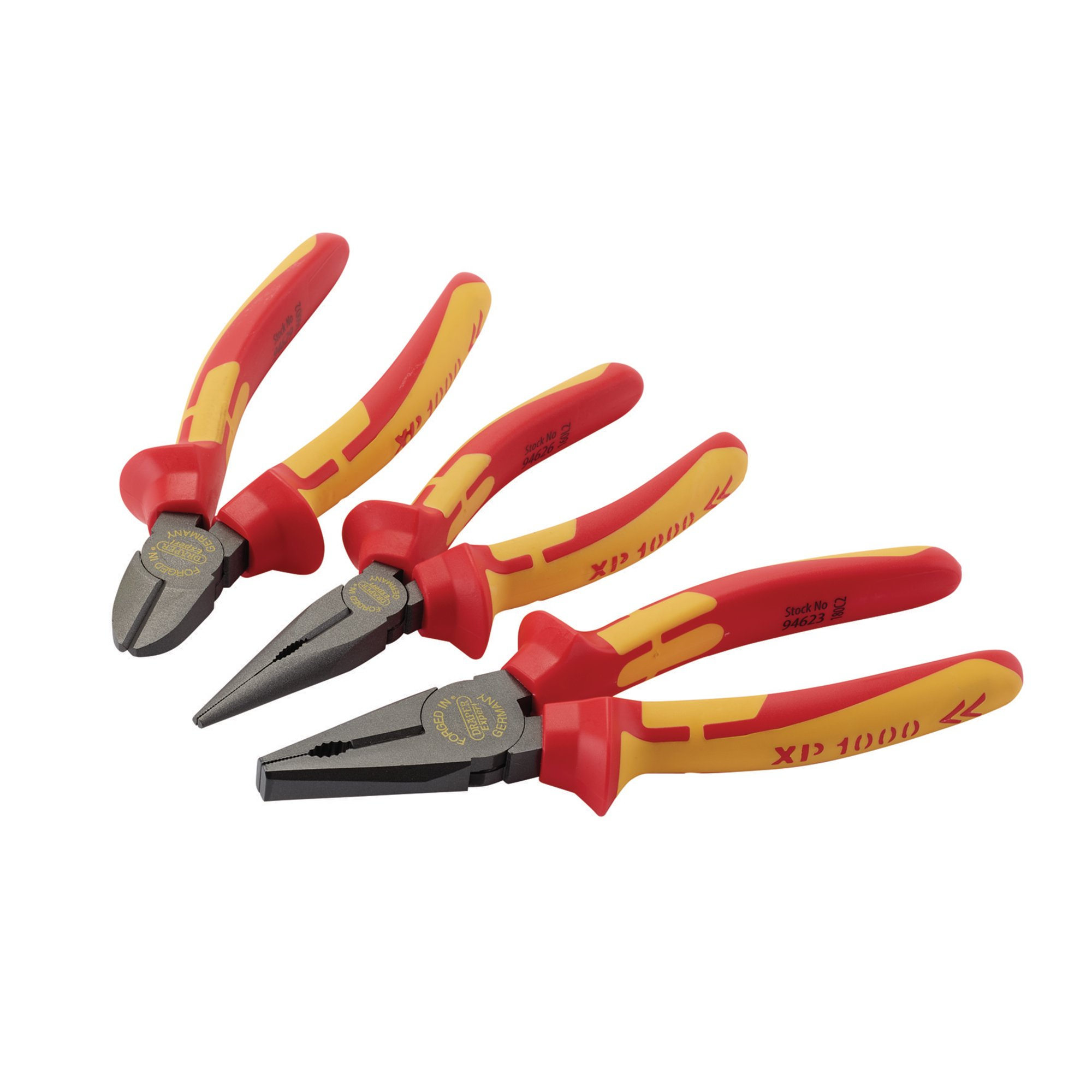Draper 94639 XP1000S3/NT Xp1000 Vde Pliers Set (3 Piece)