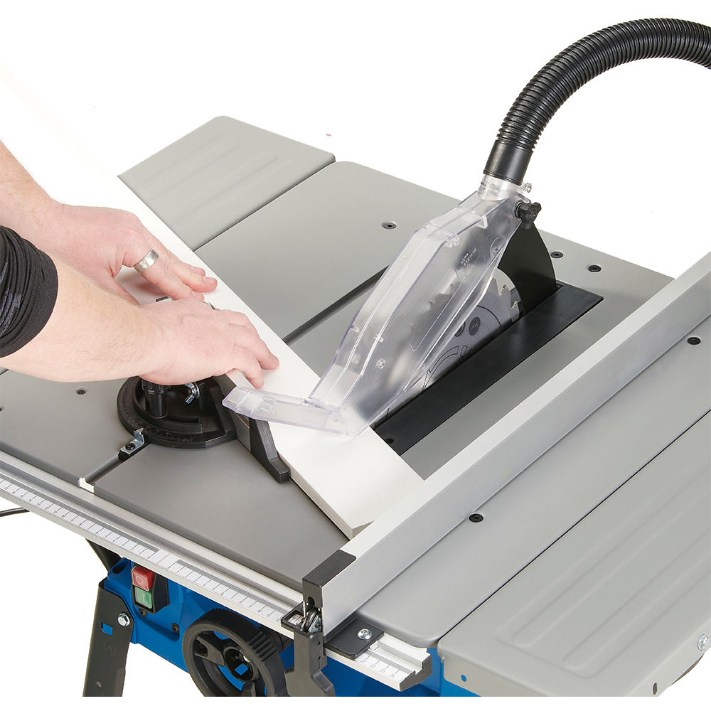 Clarke 6500749 CTS18 250mm Table Saw with Stand & Extendable Work Table 1800W (230V)