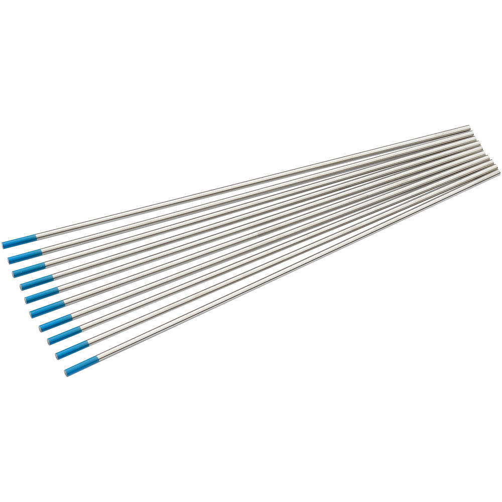 Clarke 3050645 Tungsten Welding Electrodes Blue Dia. (mm) : 2.4  Pack x 10