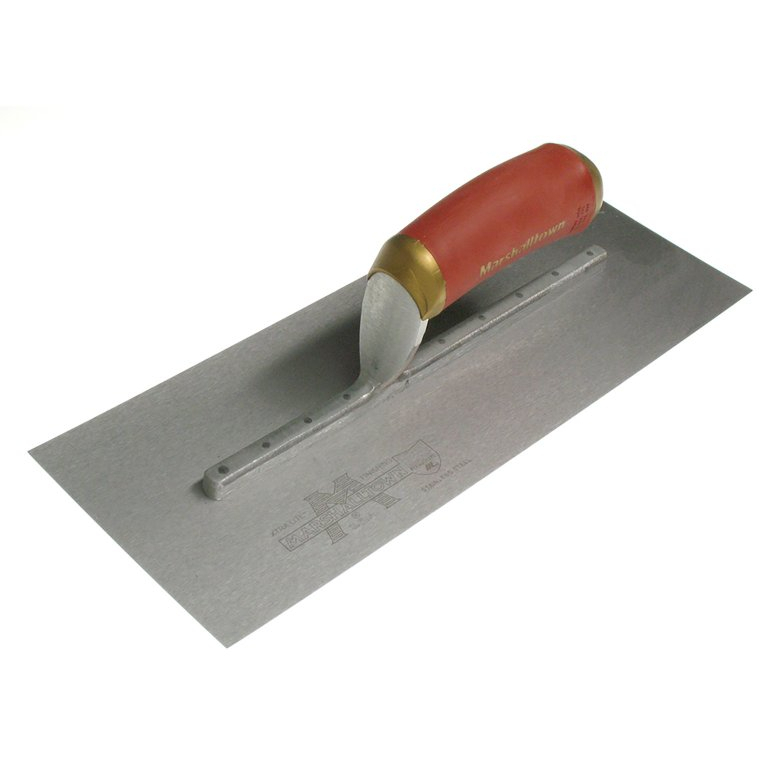 Marshalltown MPB14SSD 14"x5" Stainless Steel PermaShape Finishing Trowel DuraSoft Handle