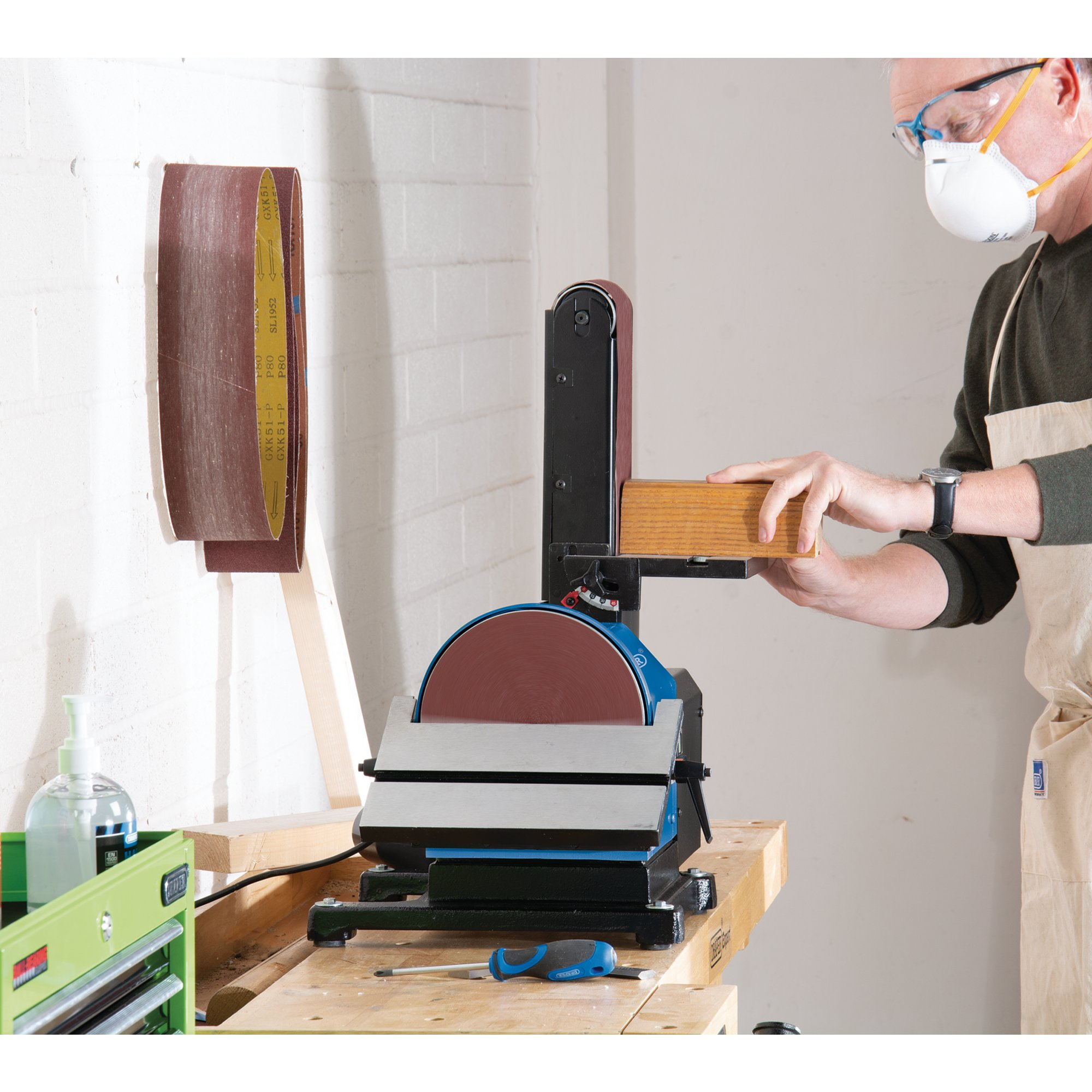 Draper 98525 BDS500D Belt and Disc Sander 500W 230V