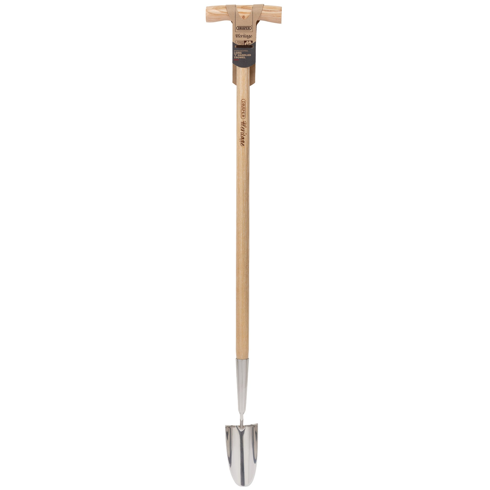 Draper 99032 GLTTG/L Heritage Stainless Steel Trowel with Long Ash Handle