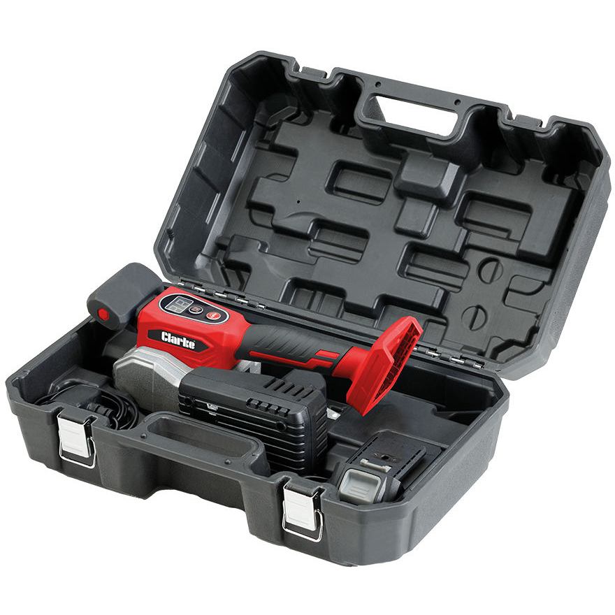 Clarke 3400517 C20VTV 20V Tile Vibrator With 1 x 2Ah Battery and Charger in Case