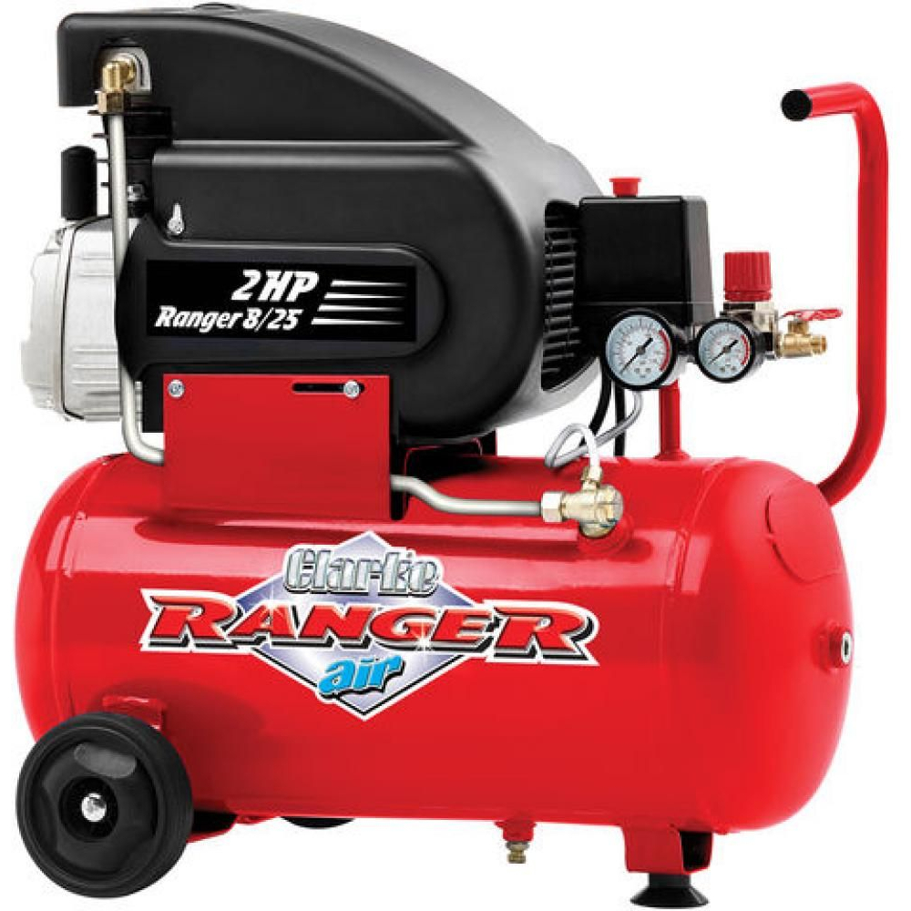 Clarke 2242020 Ranger 8/25 2HP 24L Air Compressor 230V