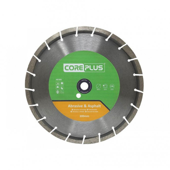 CorePlus CORDBAB350 AB350 Abrasive & Asphalt Diamond Blade 350mm