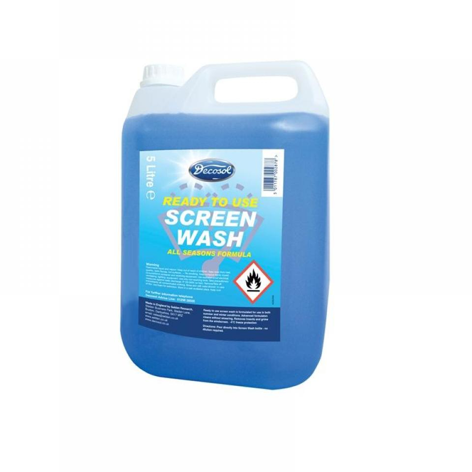 Decosol DECAD6LRM Ready Mixed Screenwash All Seasons Formula 5 litre