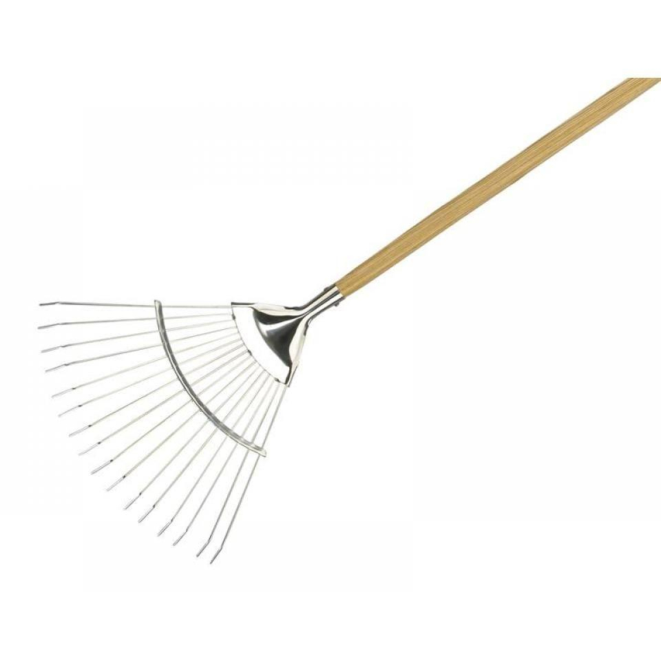 Kent & Stowe 70100062 Stainless Steel Lawn & Leaf Rake, FSC®