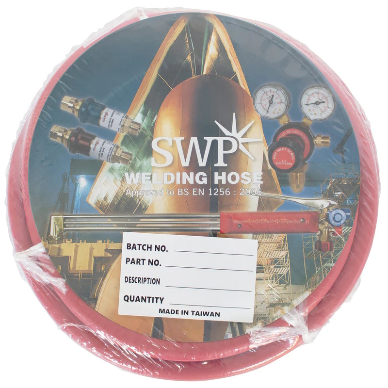 SWP 1339 Oxygen/Acetylene Welding/Cutting Hose Set 1/4"BSP x 10Mtr (BS EN 559)