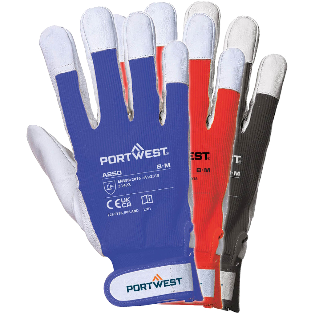 Portwest A250 Tergsus Gloves - Suitable for Light Industrial Applications (Single)