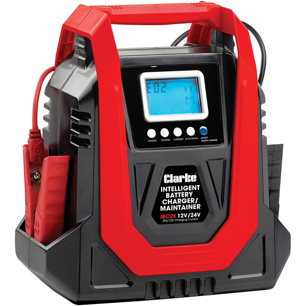 Clarke 6267013 IBC25 12/24V 15A Intelligent Battery Charger