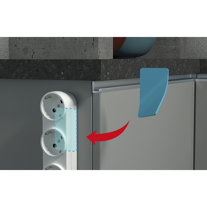 Fischer 551934 NTJH Vacuum Rectangle Pad 55x92mm Pack x 2