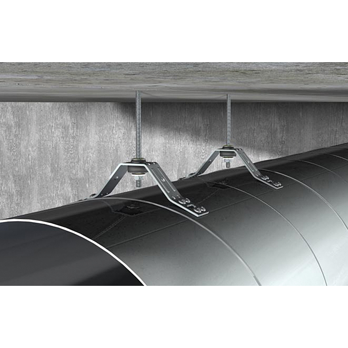 Fischer 24675 Spiral Duct Hanger LRB for M8 Thread Pack x 50