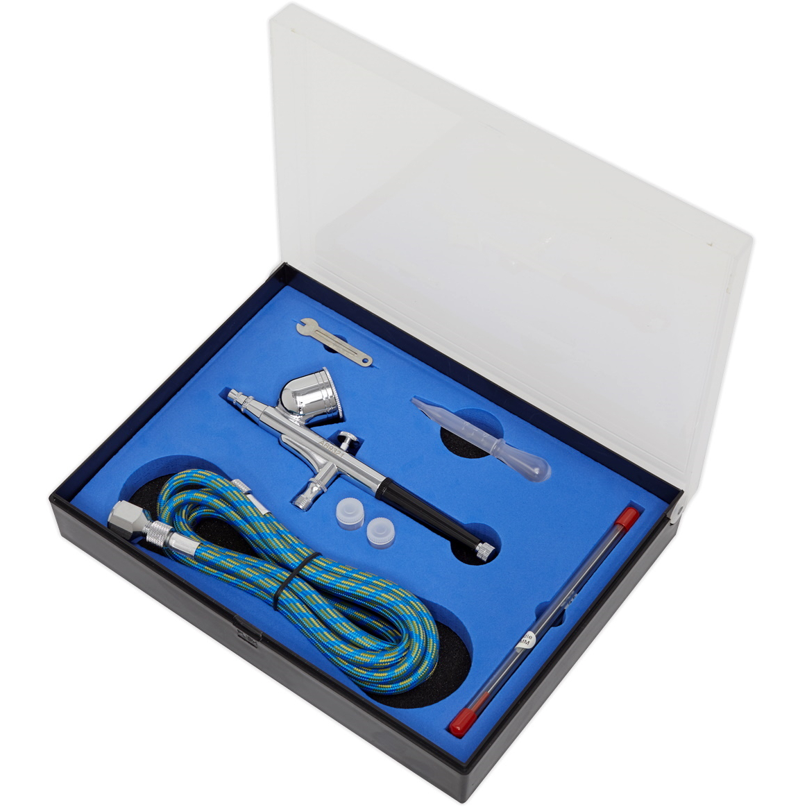 Sealey AB9321 Air Brush Kit Gravity Feed