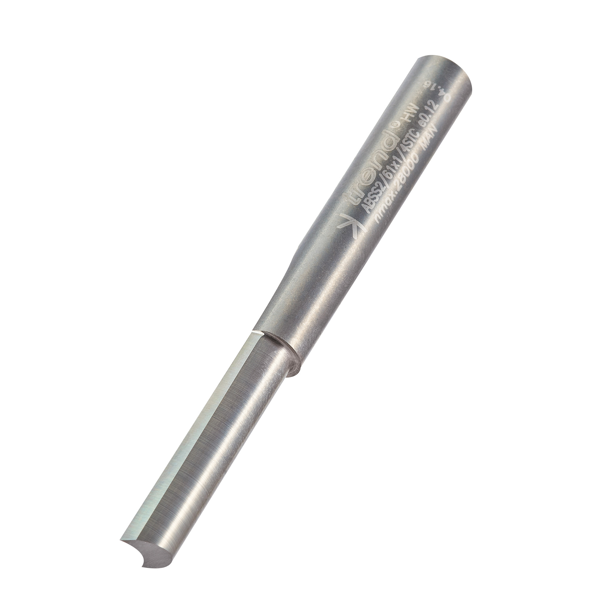 Trend ABSS2/61X1/4STC Single flute cutter for ABS and PVC cutter