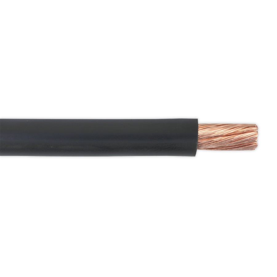 Sealey AC25SQBK Automotive Starter Cable 196/0.40mm 25mm 170A 10mtr Black